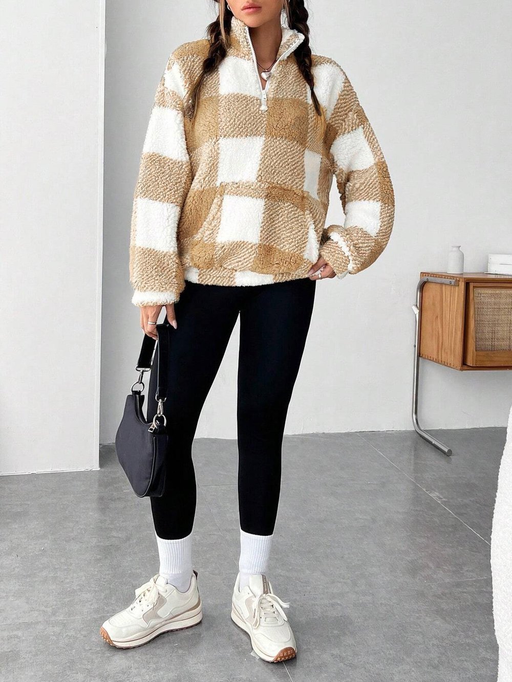 MysRuutu Pehmeä Fleecepusero