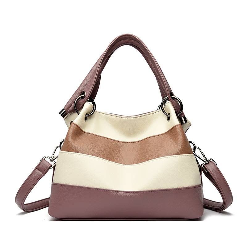 RetroVibe™ Raidallinen Olkalaukku