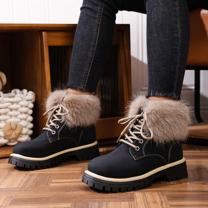 CozyChic-talvikengät turkissuikasilla