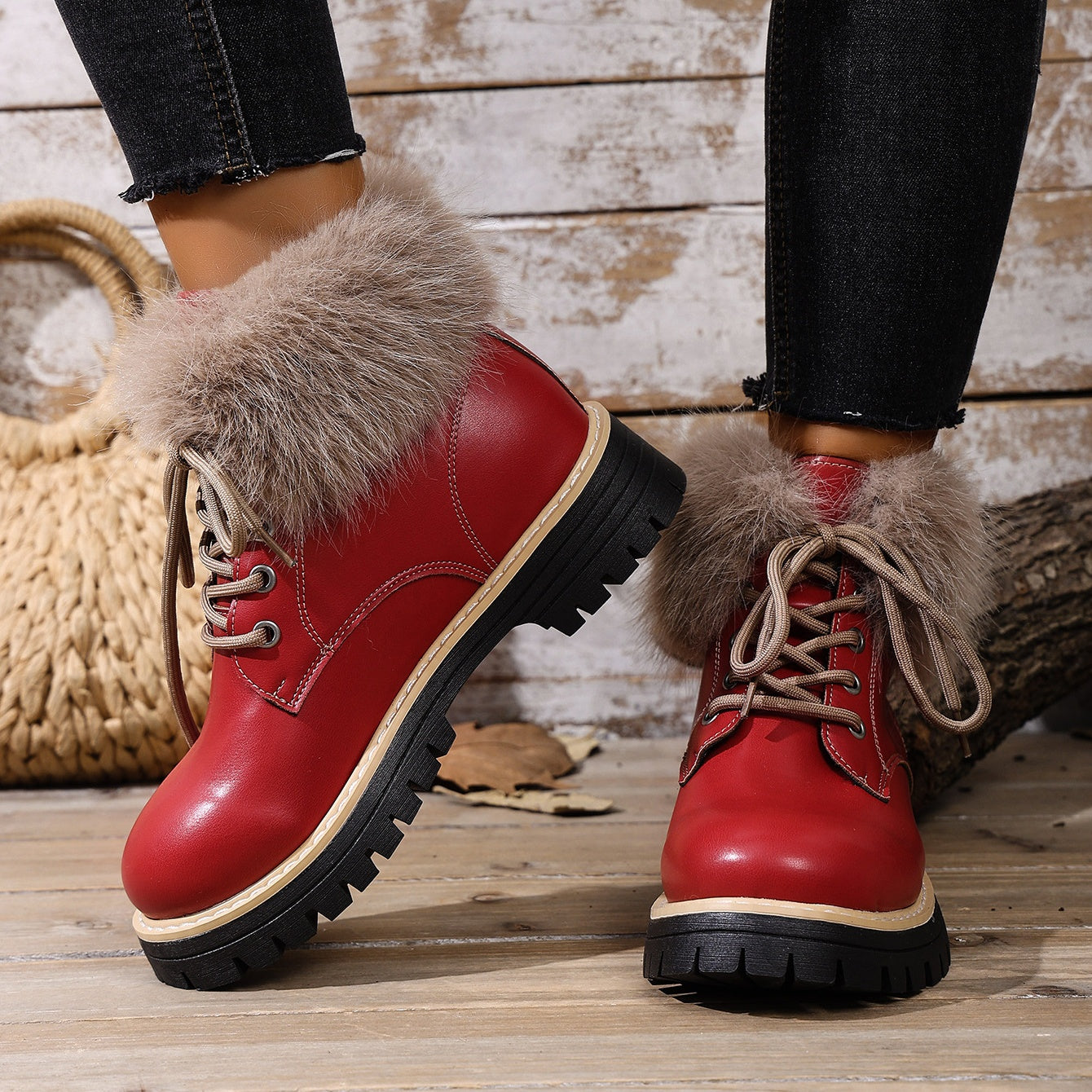 CozyChic-talvikengät turkissuikasilla