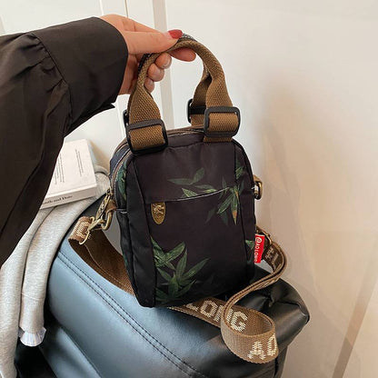 AOLONG™ Kukka-Canvas Crossbody Mini