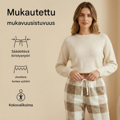 Talviset Vintage-Ruutuhousut