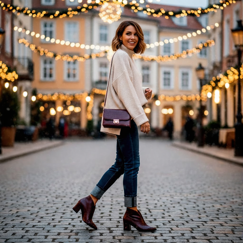 Chic Slouch Käärmenahkaiset Nilkkurit