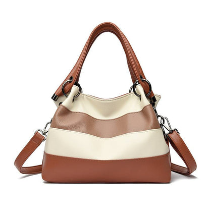 RetroVibe™ Raidallinen Olkalaukku