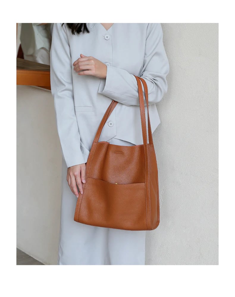 LuxeBag™ – Aito Nahkainen Olkalaukku Naisille