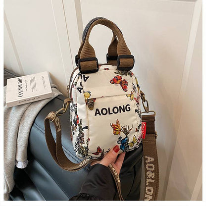 AOLONG™ Kukka-Canvas Crossbody Mini