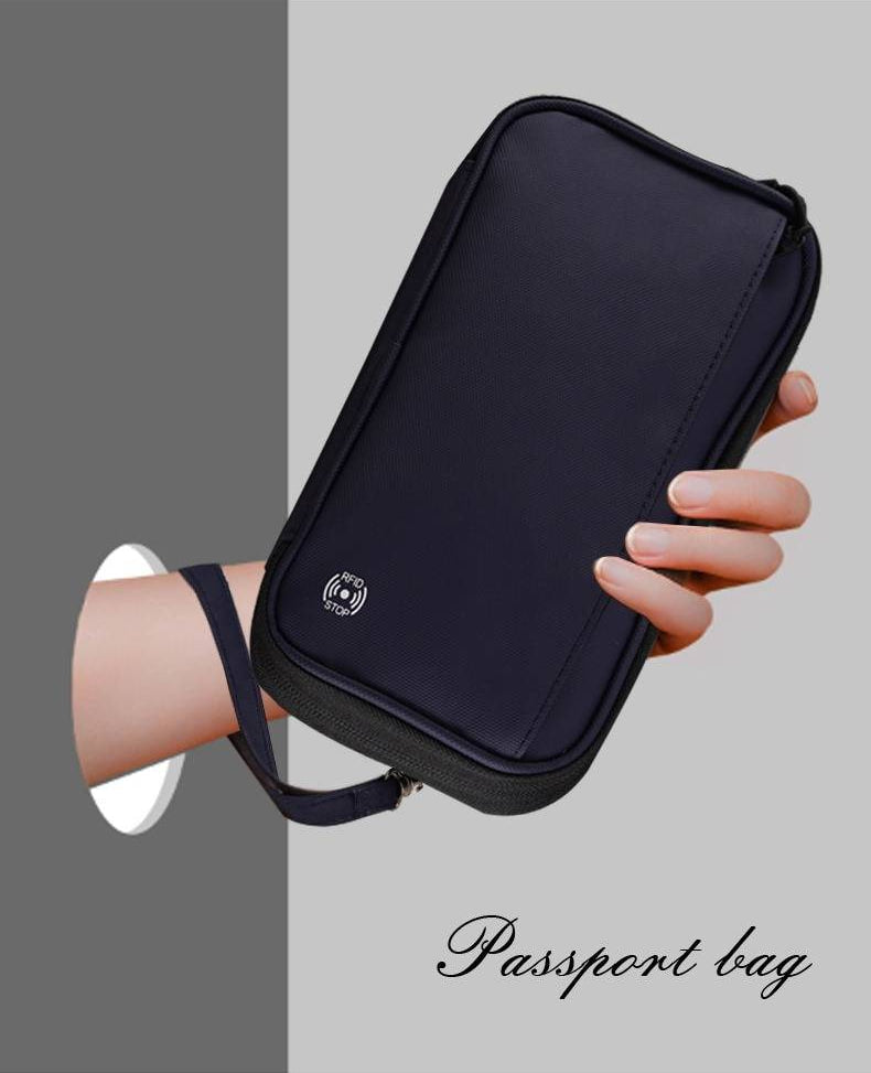 Monitoiminen Passilaukku – RFID-suojattu ja Vedenkestävä Matkakorttikotelo