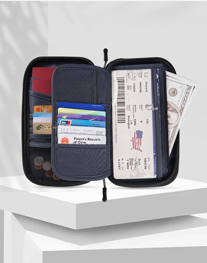 Monitoiminen Passilaukku – RFID-suojattu ja Vedenkestävä Matkakorttikotelo