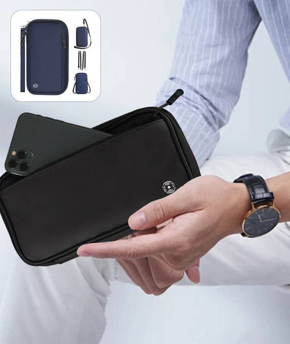 Monitoiminen Passilaukku – RFID-suojattu ja Vedenkestävä Matkakorttikotelo