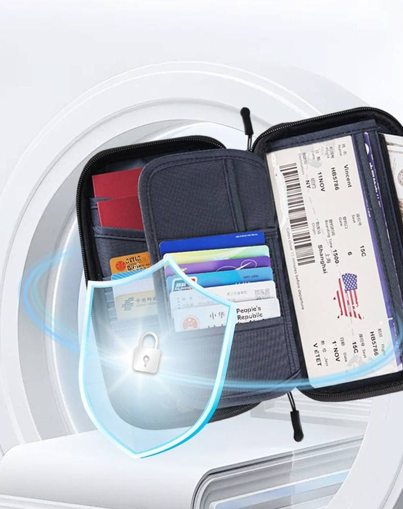 Monitoiminen Passilaukku – RFID-suojattu ja Vedenkestävä Matkakorttikotelo